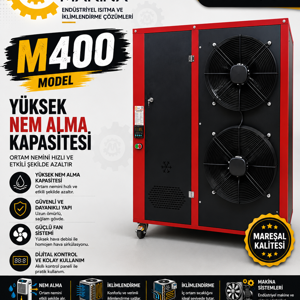 Mareşal Makina M400 Axiel Nem Alma Cihazı