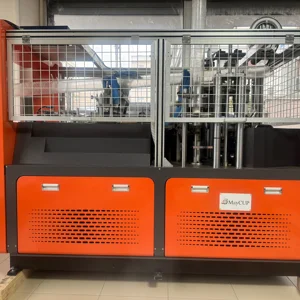 Servo Motor Kontrollü, Otomasyon Destekli, Hızlı Karton Bardak Makinesi Myc140