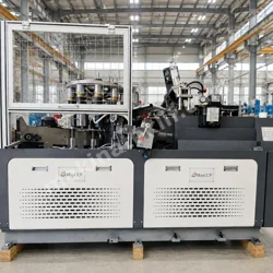 Tam Otomatik, Yazılım Destekli, Hızlı Karton Bardak Makinesi - Myc130