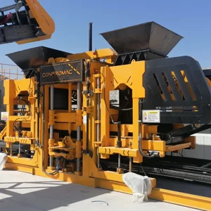 Çift Bunkerle Beton Parke Taşı Ve Bims Makinası