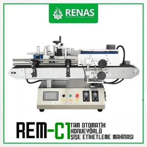 Tam Otomatik Şişe Etiketleme Makinesi - Rem-c1