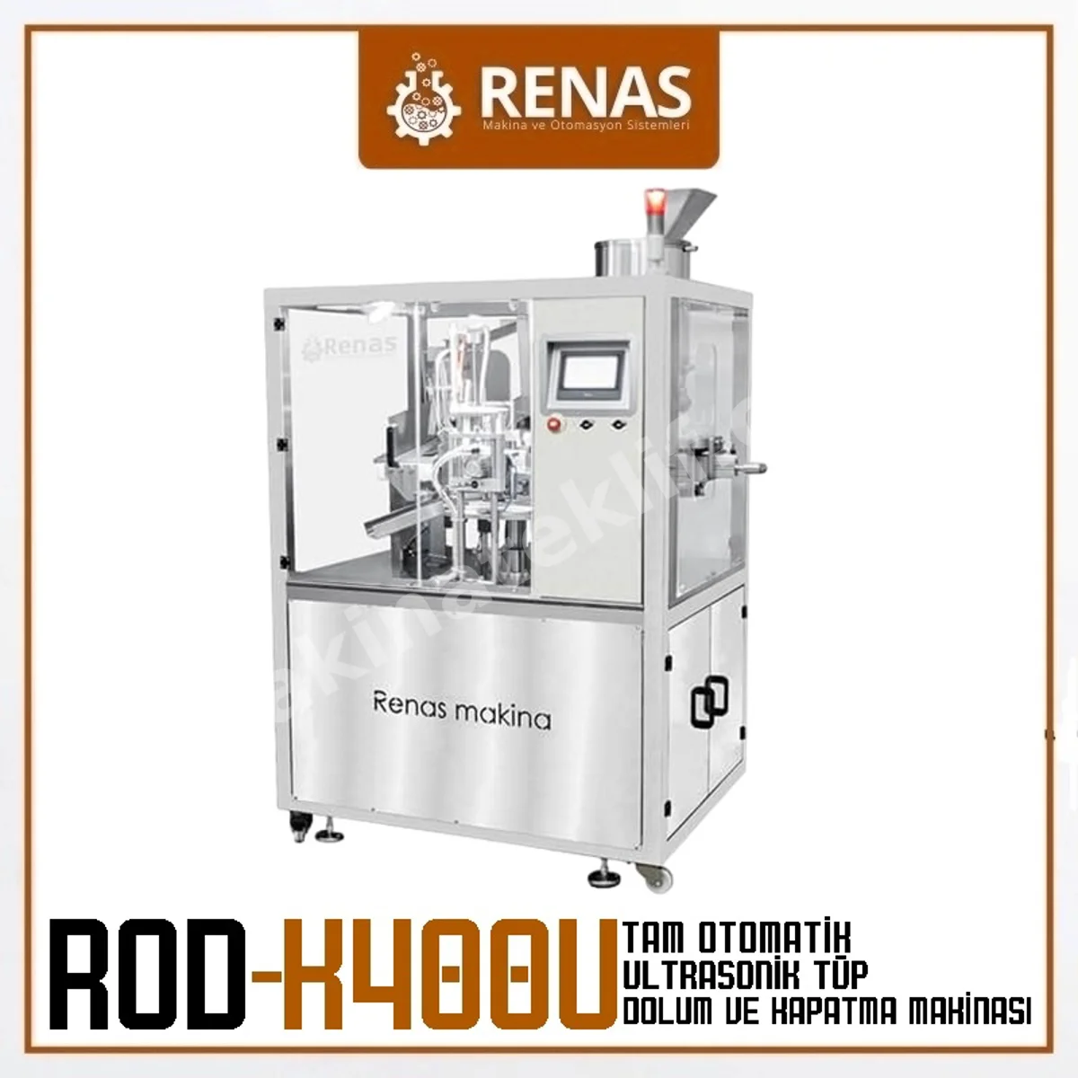 ROD-K400U – Ultrasonic Industrial Cream Tube Filling and Sealing Machine