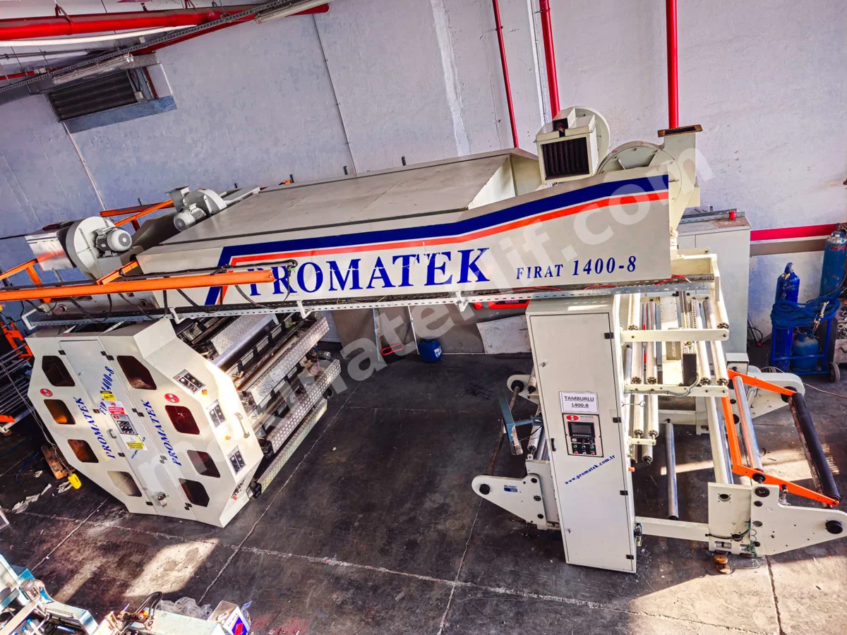 8-Color Central Drum Flexographic Printing Machine – Fırat Series | 300 m/min