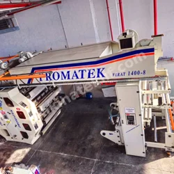 8 Renk Merkezi Tamburlu Flekso Baskı Makinesi - Fırat Serisi 300 M/dk