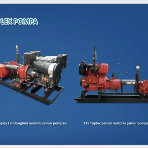 Somuncuoğlu RS-135 Tripleks Çamur Pompası