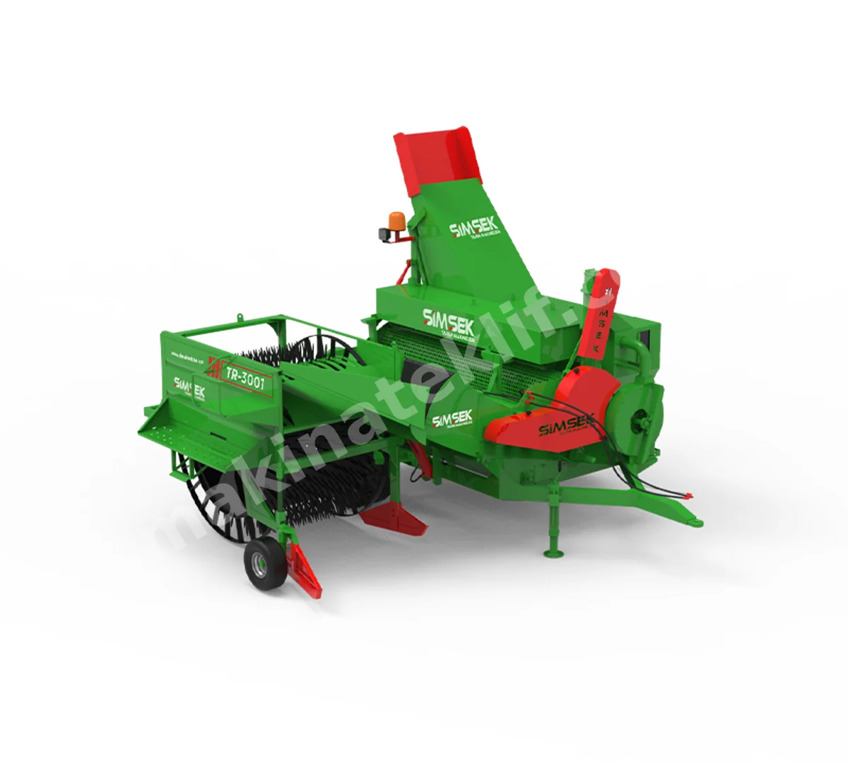 TR 3001 Fully Automatic Pumpkin Harvesting Machine with Fan