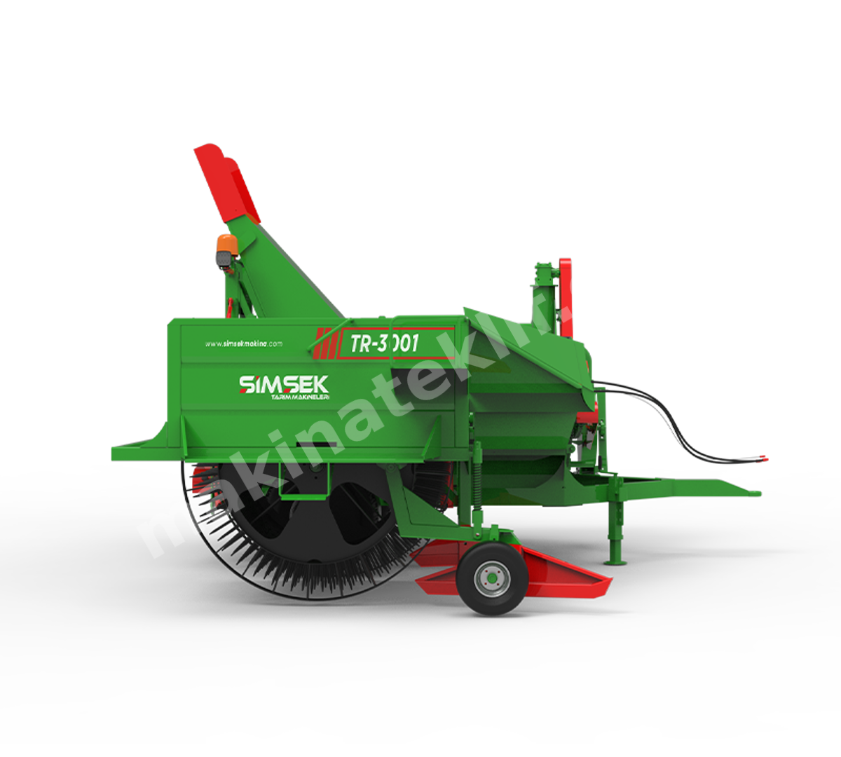 Tr 3001 Fanlı Tam Otomatik Karpuz Hasat Makinesi