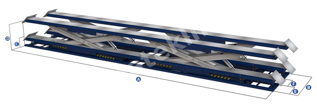 Bimsan Mks 10-45 Ton Makaslı Resepsiyon Lifti
