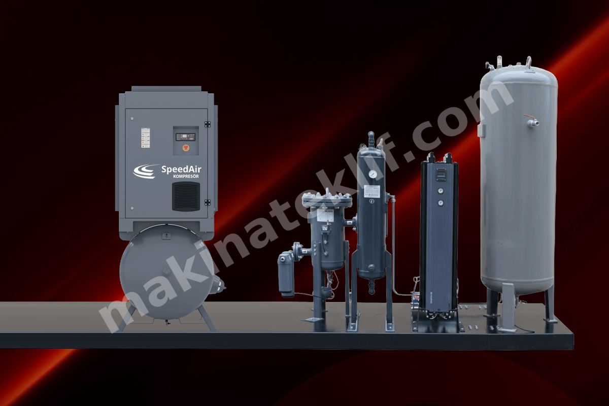 Speedair Kompresör Lazer Kesim Kompresörü 15 Kw - 22 Kw -16 Bar