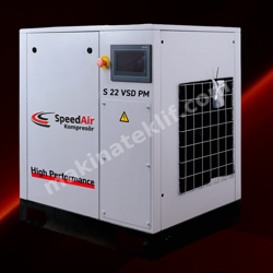 Speedair Kompresör Ekonomik İnvertörlü Vidalı Kompresör 7.5 Kw - 55 Kw