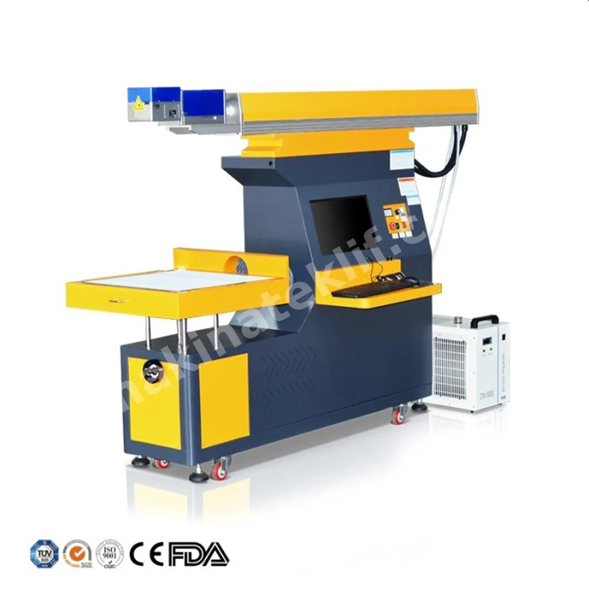 Unilaser 60x60 100w Dinamik Tip Galvo Lazer Markalama Makinası