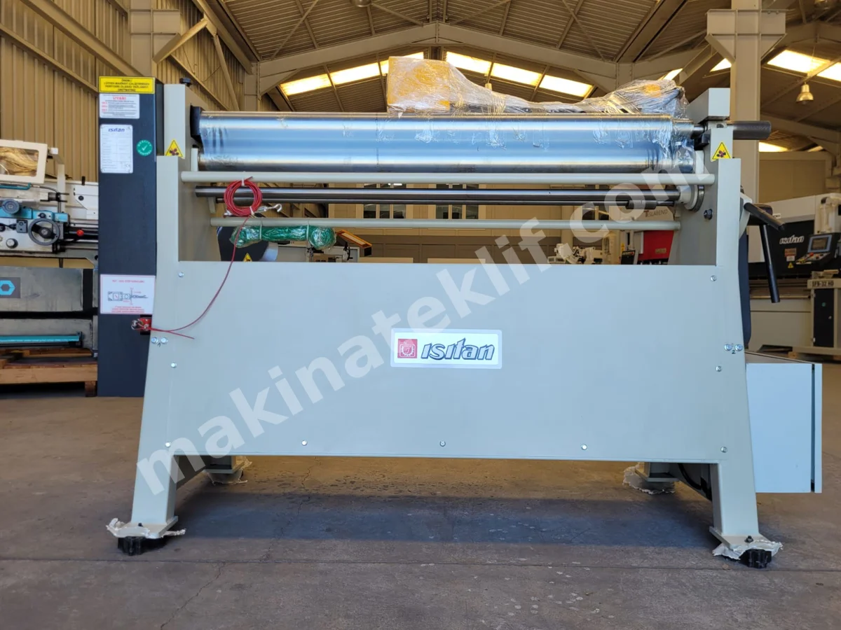 Isıtan Rm 1270x90 Motorlu 3 Toplu Silindir Bükme Makinesi