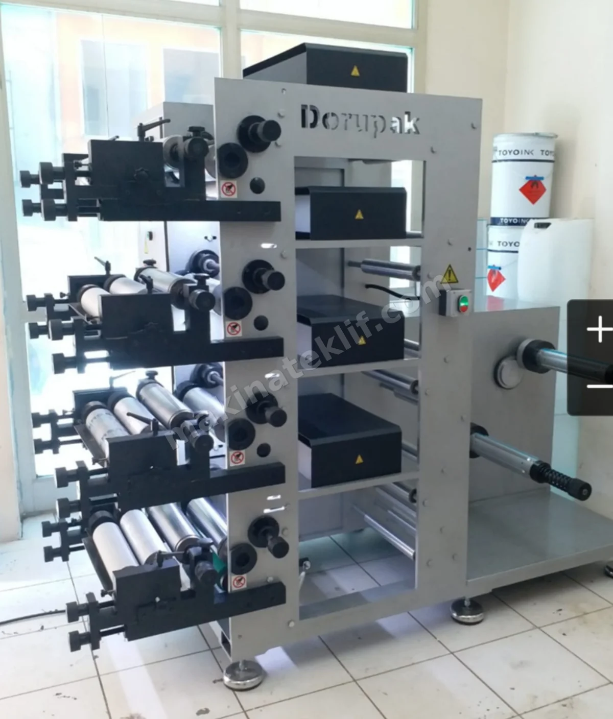 Renkli Flexo Baskı Makinası