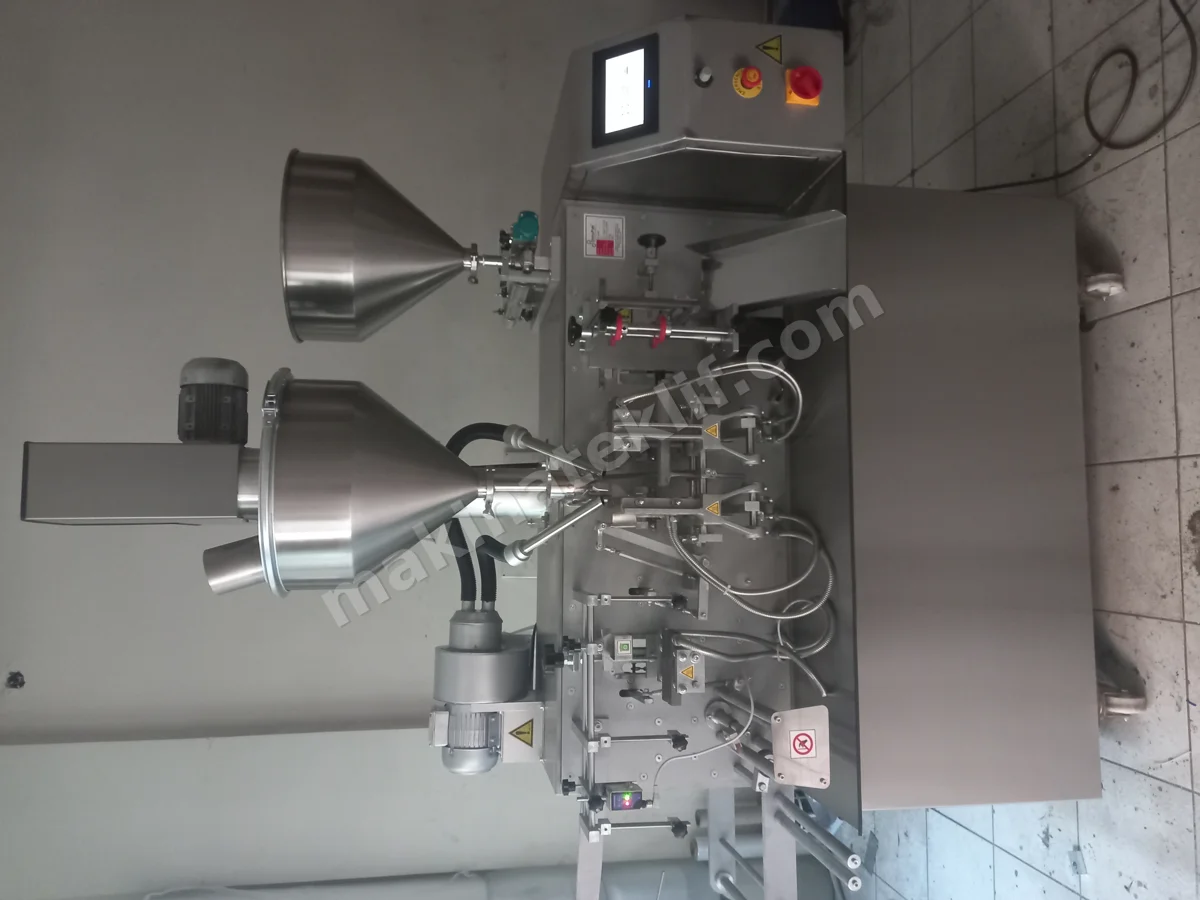 Servo-Controlled Powder Filling and Packaging Machine