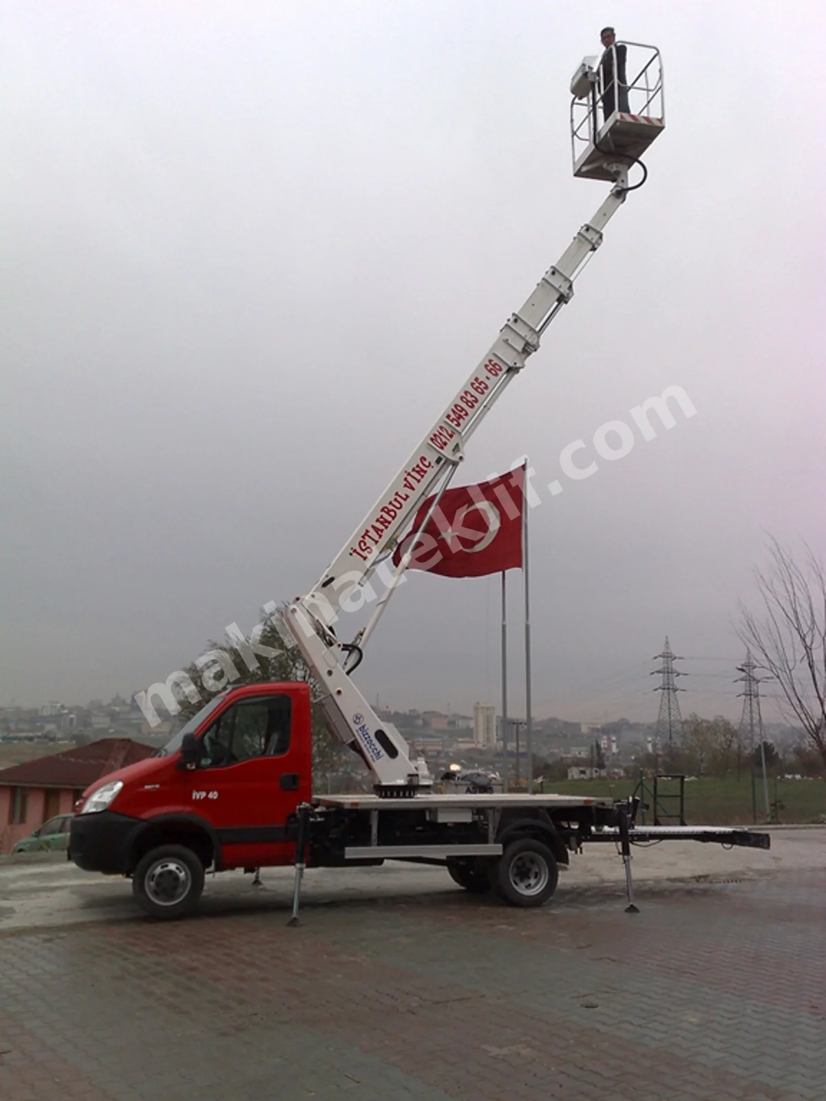Bizzocchi Autel 230 Hp 23 Metre Araç Üstü Platform