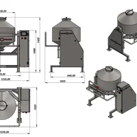 200 Litre Konik Mikser