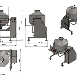 200 Litre Konik Mikser