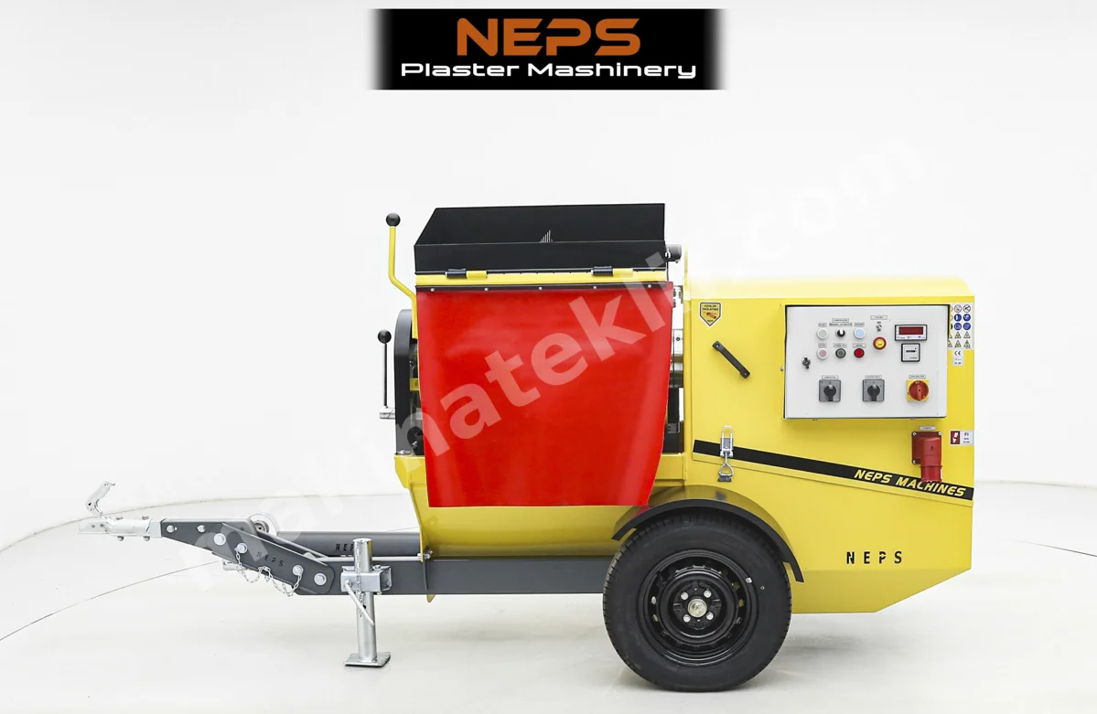 NEPS TP 750 DHS Diesel Hydraulic System Roughcast Plastering Machine