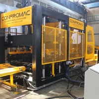 Cb-12 Seri Üretim İçin Tek Bunkerli Bims Ve Beton Blok Makinası