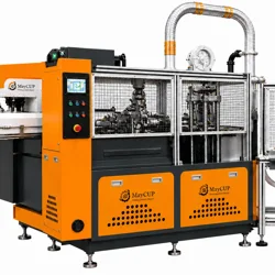 Hızlı Tam Otomatik Karton Bardak Makinesi - Yeni Nesil MYC160