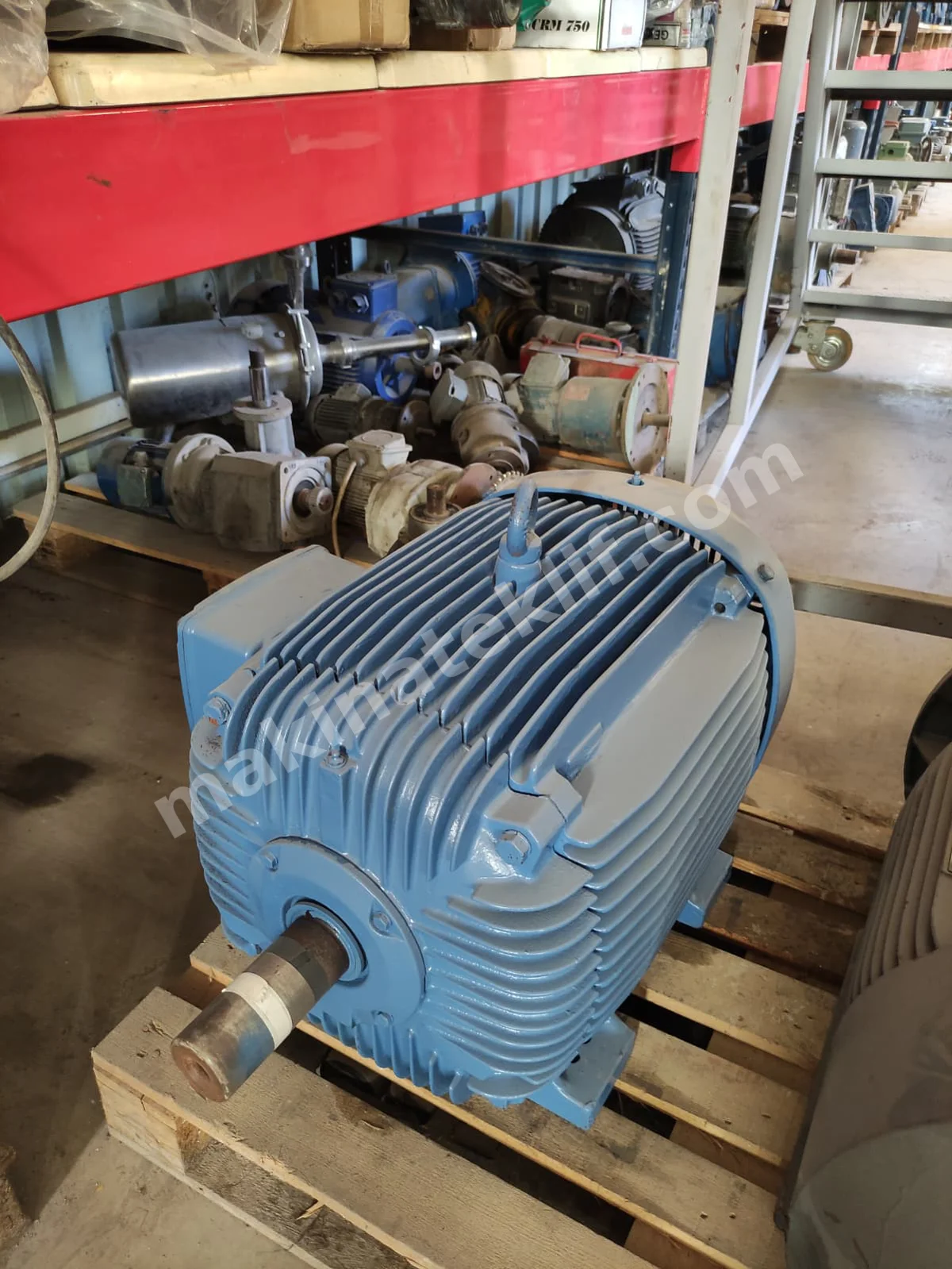 WEG 45 kW (60 HP) 1500 Devir Pik Gövde Elektrik Motoru (Avrupa) - PTC Korumalı