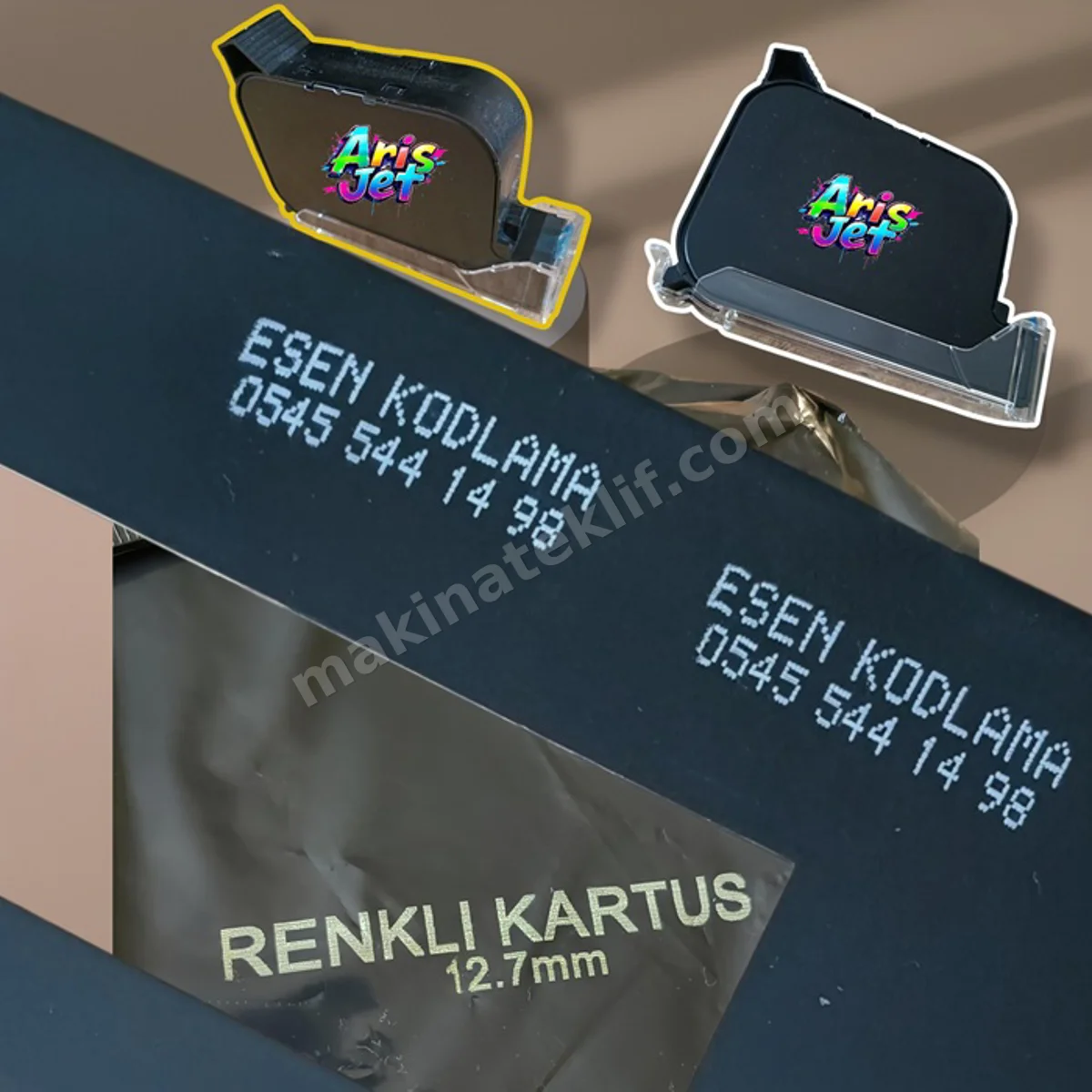 Renkli Solvent Mürekkep Kartuş