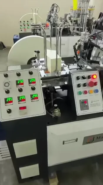 Hızlı Tam Otomatik Karton Bardak Makinesi Myc110