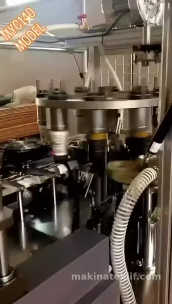 Servo Motor Kontrollü, Otomasyon Destekli, Hızlı Karton Bardak Makinesi Myc140