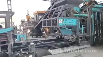42'li Beton Parke Ve Briket Makinesi