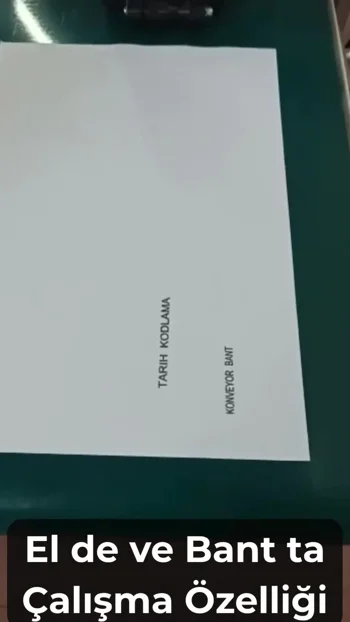 El Tipi İnkjet Tarih Kodlama Makinesi