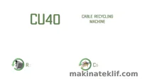 Cu40 Kablo Kırma Ve Ayrıştırma Makinesi