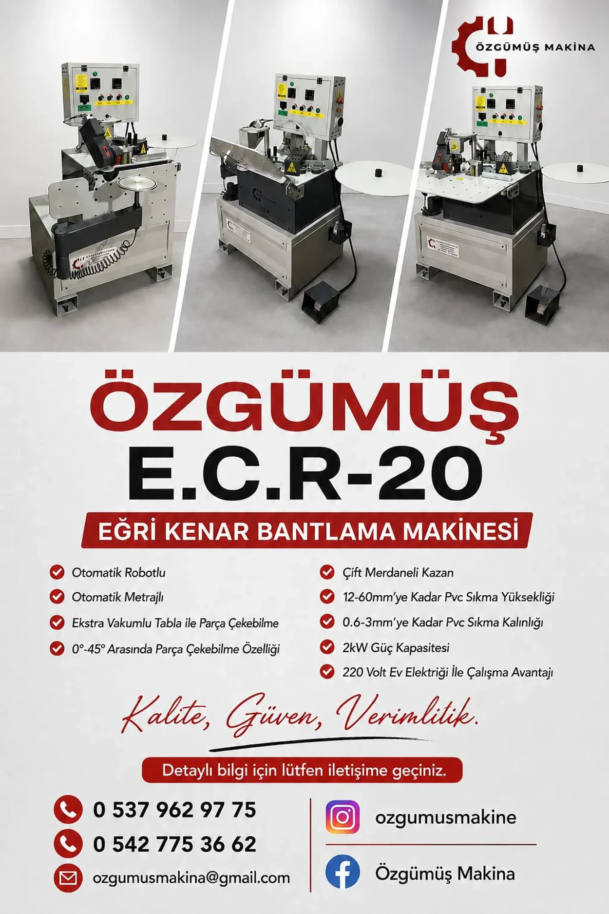 Özgümüş Makina store banner