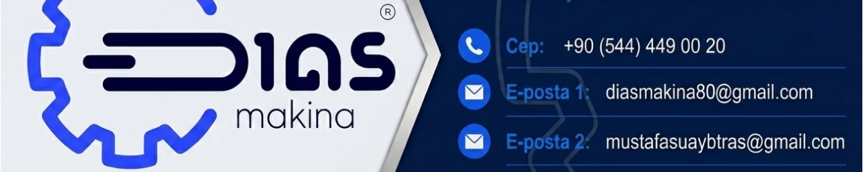 Dias Makina mağaza banner görseli