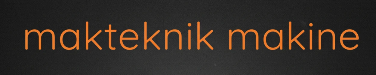 Makteknik Makine mağaza banner görseli
