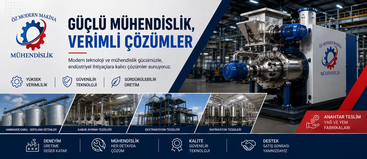 Özmodern Makina Mühendislik mağaza banner görseli
